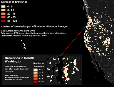 United States Brewery Density Map